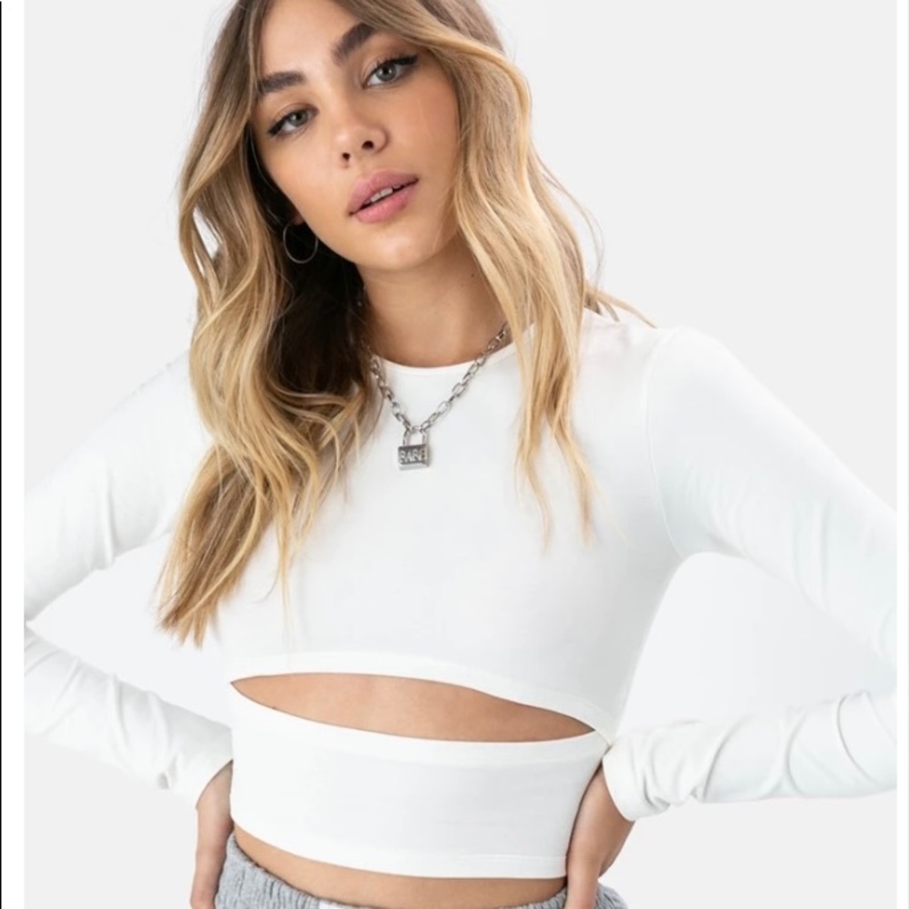 adika - holiston crop top - new 100% with tags